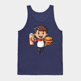 Donut kawaii  junk food T-Shirt cute  funny Tank Top